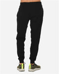 Lane Seven LST006 Unisex Premium Joggers - Black - model back