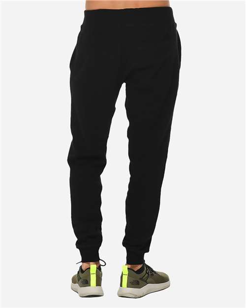 Lane Seven LST006 Unisex Premium Joggers - Black - model back