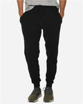 Lane Seven LST006 Unisex Premium Joggers - Black - model front