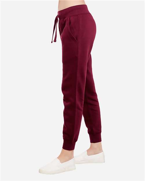 Lane Seven LST006 Unisex Premium Joggers - Burgundy - model side