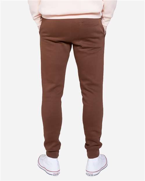 Lane Seven LST006 Unisex Premium Joggers - Chestnut - model back