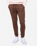 Lane Seven LST006 Unisex Premium Joggers - Chestnut - model front