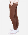 Lane Seven LST006 Unisex Premium Joggers - Chestnut - model side