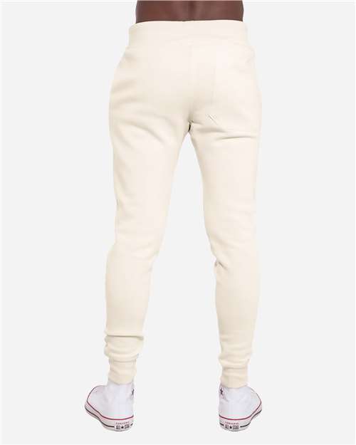 Lane Seven LST006 Unisex Premium Joggers - Sandshell - model back