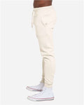 Lane Seven LST006 Unisex Premium Joggers - Sandshell - model side