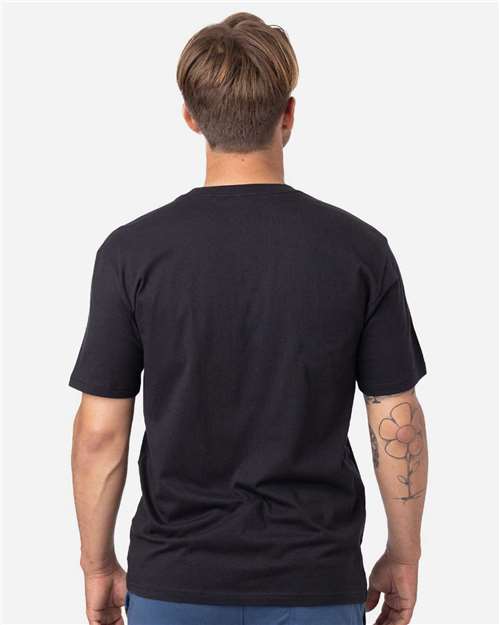 econscious EC1070 Reclaimist Fiber Vibes T-Shirt - Black - model back