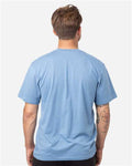 econscious EC1070 Reclaimist Fiber Vibes T-Shirt - Elemental Blue - model back
