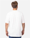econscious EC1070 Reclaimist Fiber Vibes T-Shirt - White Mist - model back