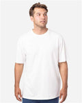 econscious EC1070 Reclaimist Fiber Vibes T-Shirt - White Mist - model front