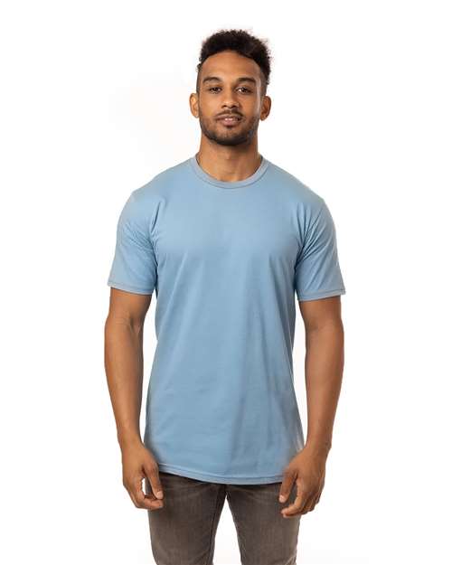 econscious EC1075 Unisex Fashion T-Shirt - Niagara Blue - model front