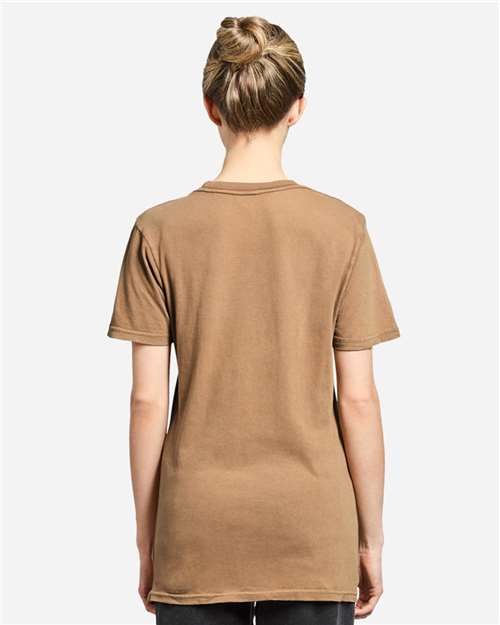 Lane Seven LST002 Unisex Vintage Tee - Vintage Camel - model back