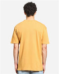 Lane Seven LST002 Unisex Vintage Tee - Vintage Mustard - model back
