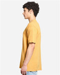 Lane Seven LST002 Unisex Vintage Tee - Vintage Mustard - model side