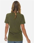 Lane Seven LST002 Unisex Vintage Tee - Vintage Olive - model back