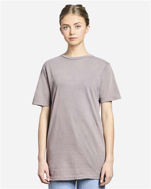 Lane Seven LST002 Unisex Vintage Tee - Vintage Zinc - model front