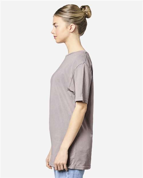 Lane Seven LST002 Unisex Vintage Tee - Vintage Zinc - model side
