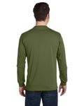econscious EC1500 Unisex Classic Long Sleeve T-Shirt - Olive - model back