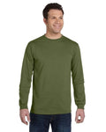 econscious EC1500 Unisex Classic Long Sleeve T-Shirt - Olive - model front