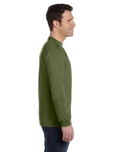 econscious EC1500 Unisex Classic Long Sleeve T-Shirt - Olive - model side
