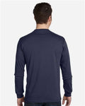 econscious EC1500 Unisex Classic Long Sleeve T-Shirt - Pacific - model back