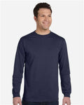 econscious EC1500 Unisex Classic Long Sleeve T-Shirt - Pacific - model front