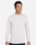 econscious EC1500 Unisex Classic Long Sleeve T-Shirt - White - model front