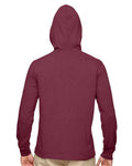 econscious EC1085 Unisex Eco Jersey Pullover Hooded Long Sleeve T-Shirt - Berry - model back
