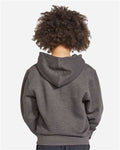 Lane Seven LS1401Y Youth Premium Hoodie Sweatshirt - Charcoal Heather - model back