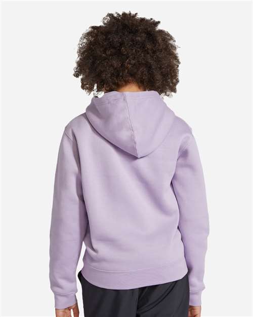 Lane Seven LS1401Y Youth Premium Hoodie Sweatshirt - Lilac - model back