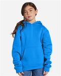 Lane Seven LS1401Y Youth Premium Hoodie Sweatshirt - True Royal - model front