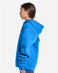 Lane Seven LS1401Y Youth Premium Hoodie Sweatshirt - True Royal - model side