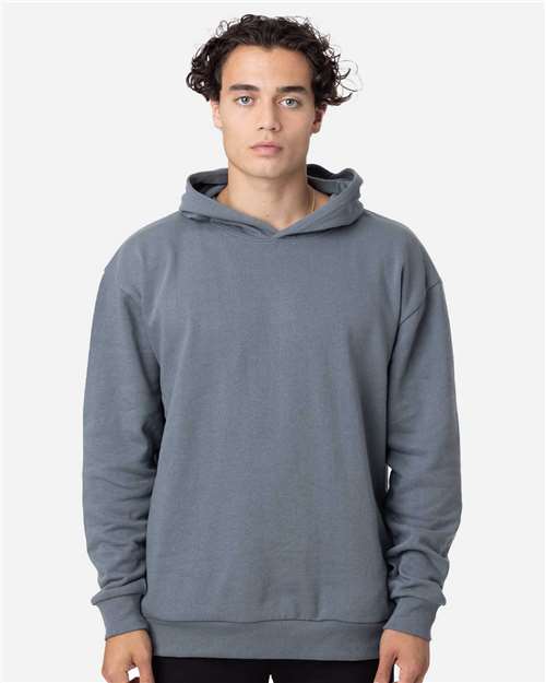 econscious EC5300 Unisex Reclaimist Fiber Hooded Sweatshirt - Basalt Grey - model front