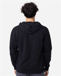 econscious EC5300 Unisex Reclaimist Fiber Hooded Sweatshirt - Black - model back