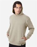 econscious EC5300 Unisex Reclaimist Fiber Hooded Sweatshirt - Pumice - model side