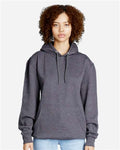 Lane Seven LS18002 Unisex Future Hoodie Sweatshirt - Heather Charcoal - model front
