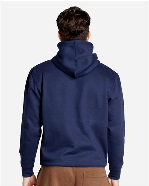 Lane Seven LS18002 Unisex Future Hoodie Sweatshirt - Navy - model back