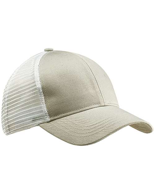 econscious EC7070 Eco Trucker Cap - Dolphin/ White - front