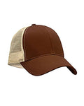 econscious EC7070 Eco Trucker Cap - Earth/ Oyster - front