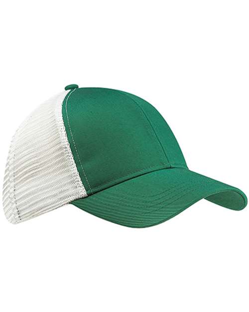 econscious EC7070 Eco Trucker Cap - Green/ White - front