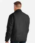 Berne Apparel CH416 Men's Heritage Chore Coat - Black - model back