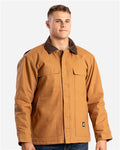 Berne Apparel CH416 Men's Heritage Chore Coat - Brown Duck - model front