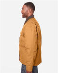 Berne Apparel CH416 Men's Heritage Chore Coat - Brown Duck - model side
