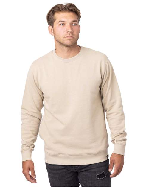 econscious EC5305 Unisex Reclaimist Fiber Crewneck Sweatshirt - Pumice - model front