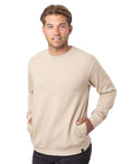 econscious EC5305 Unisex Reclaimist Fiber Crewneck Sweatshirt - Pumice - model side