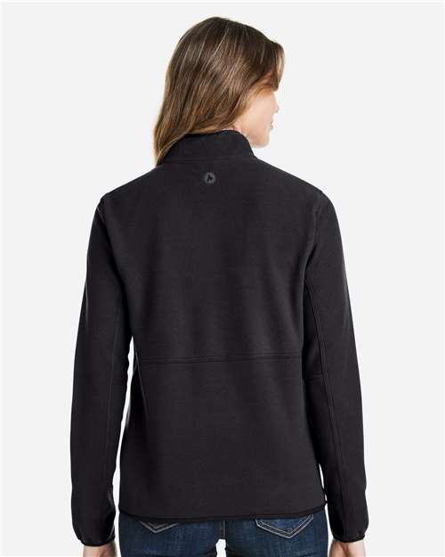 Marmot M12403 Women's Rocklin Half-Zip Jacket - Black - model back