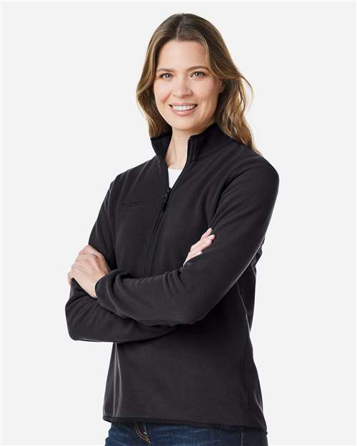 Marmot M12403 Women's Rocklin Half-Zip Jacket - Black - model side