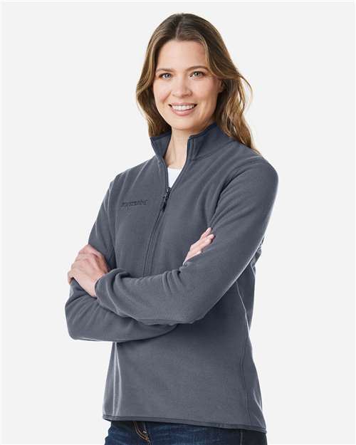 Marmot M12403 Women's Rocklin Half-Zip Jacket - Steel Onyx - model side