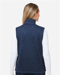 Marmot M16251 Women's Drop Line Fleece Vest - Arctic Navy Heather - model back
