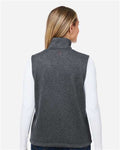 Marmot M16251 Women's Drop Line Fleece Vest - Steel Onyx Heather - model back