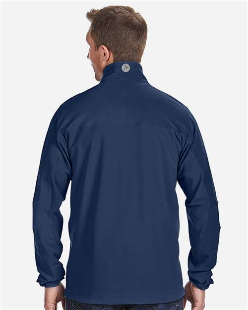 Marmot M16076 Men's Tempo Lightweight Jacket - Arctic Navy - model back